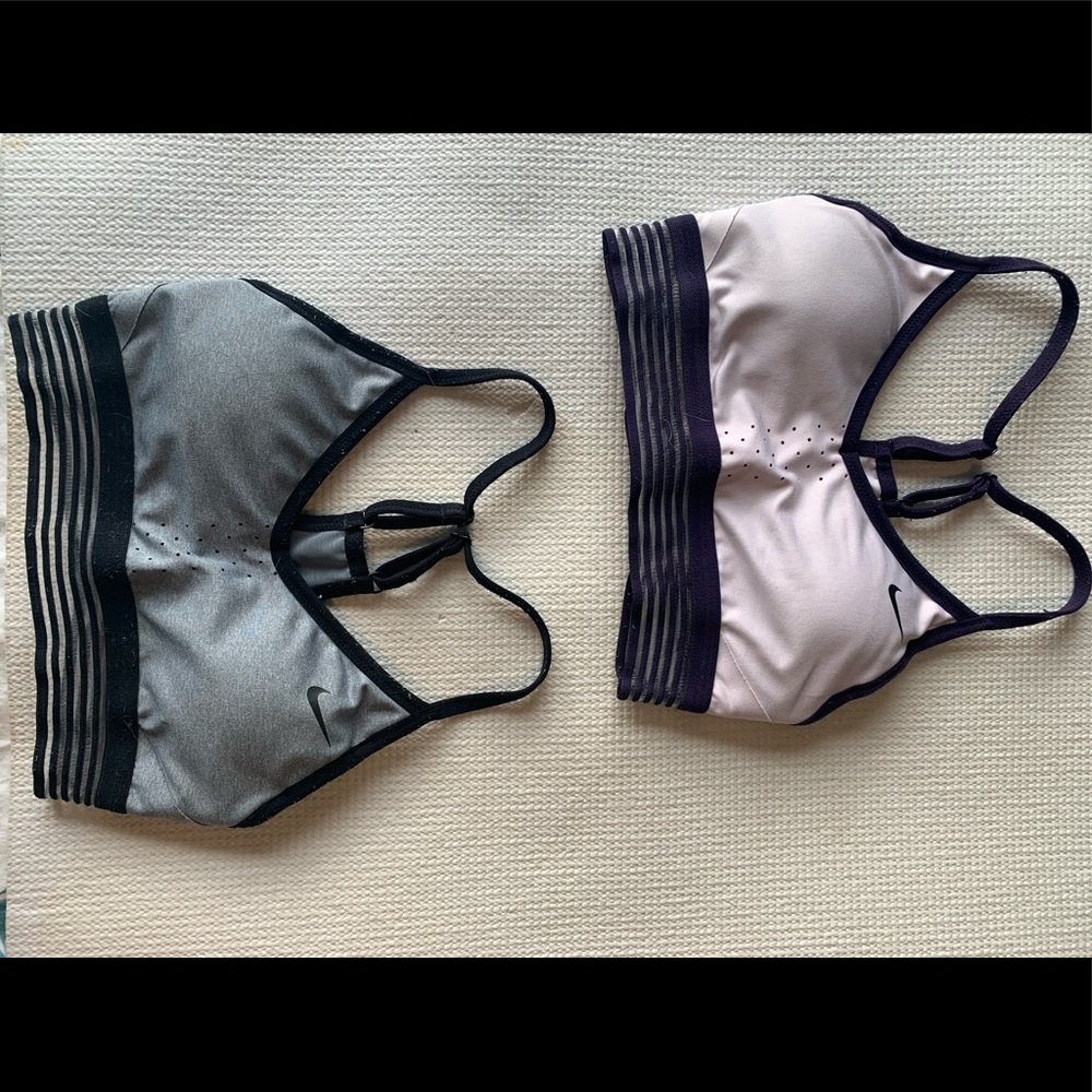 Two Nike sports bras size XS